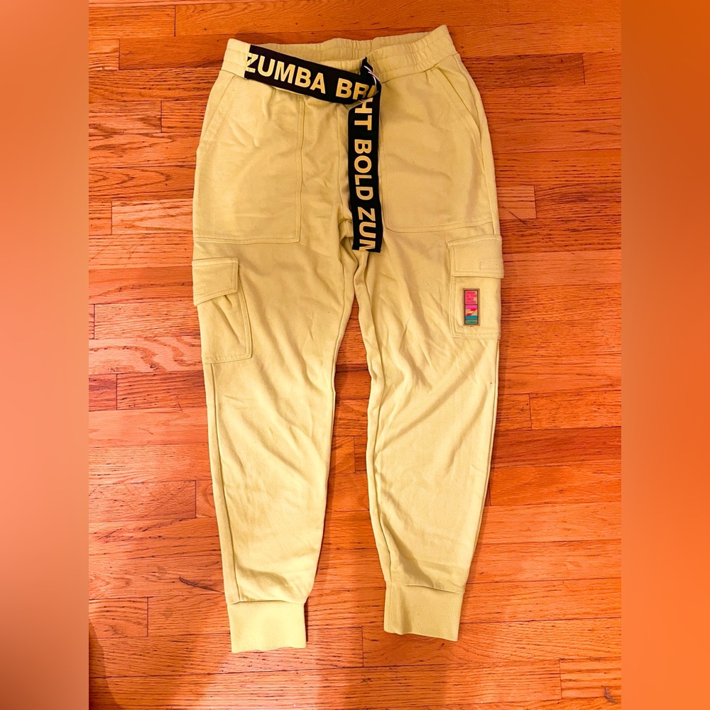 Zumba Fitness Bold Yellow Joggers